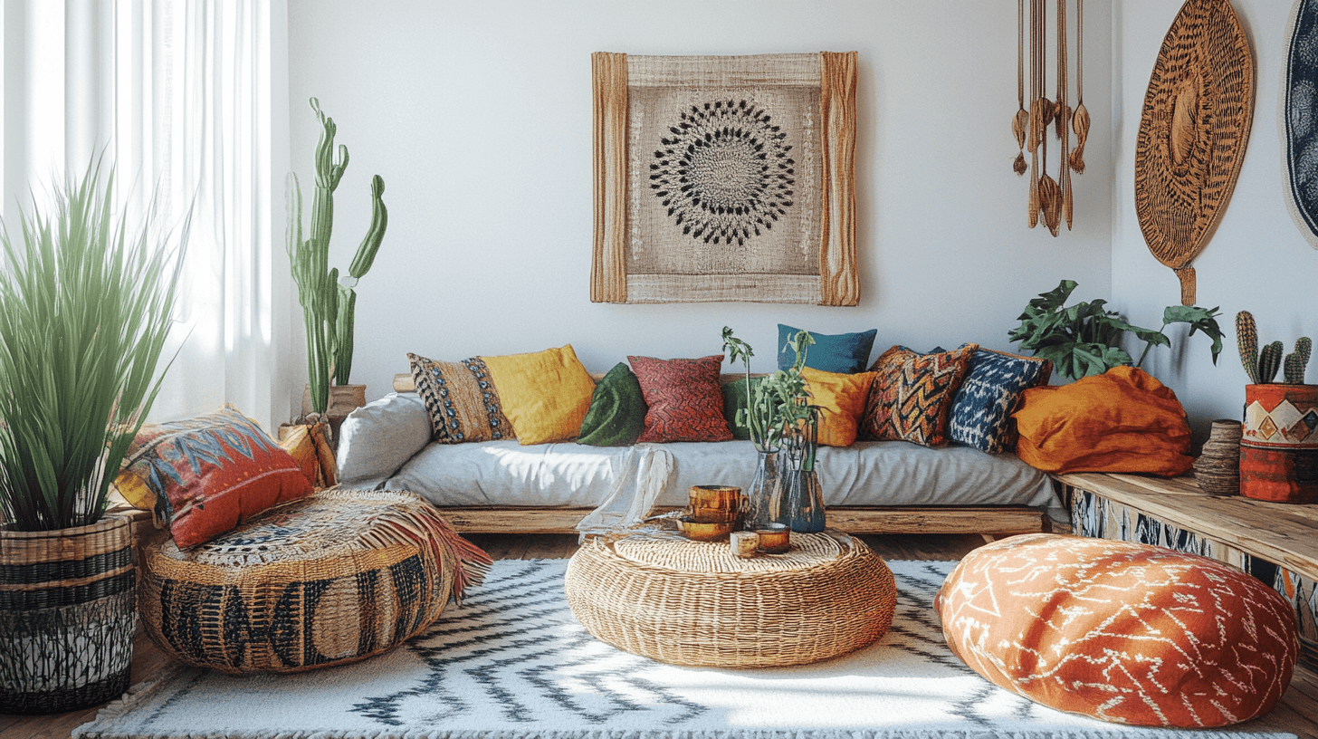 Boho-Chic: Felle kleuren en natuurlijke materialen
