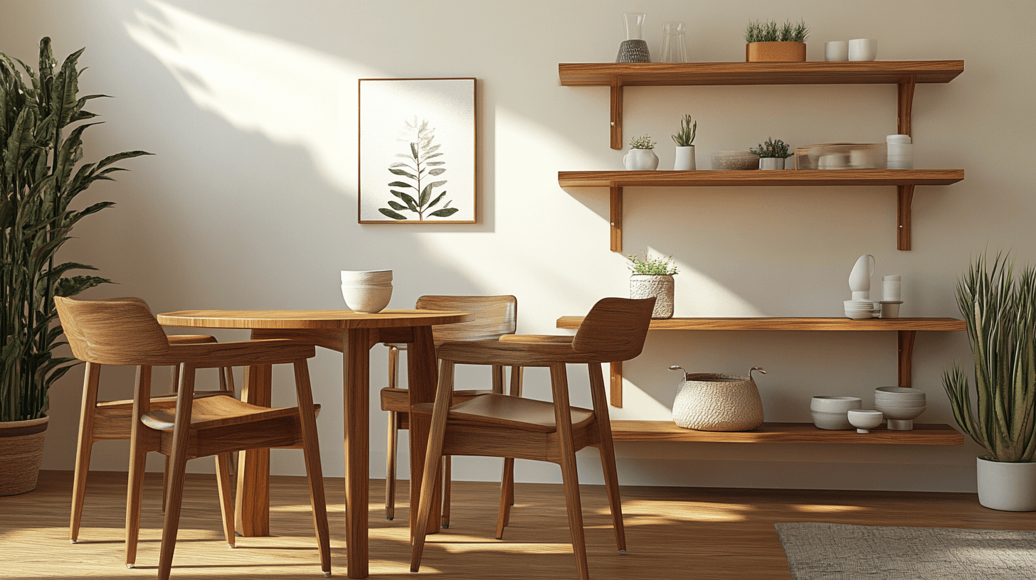 Houten meubels: Warmte en natuurlijkheid in het stadsappartement