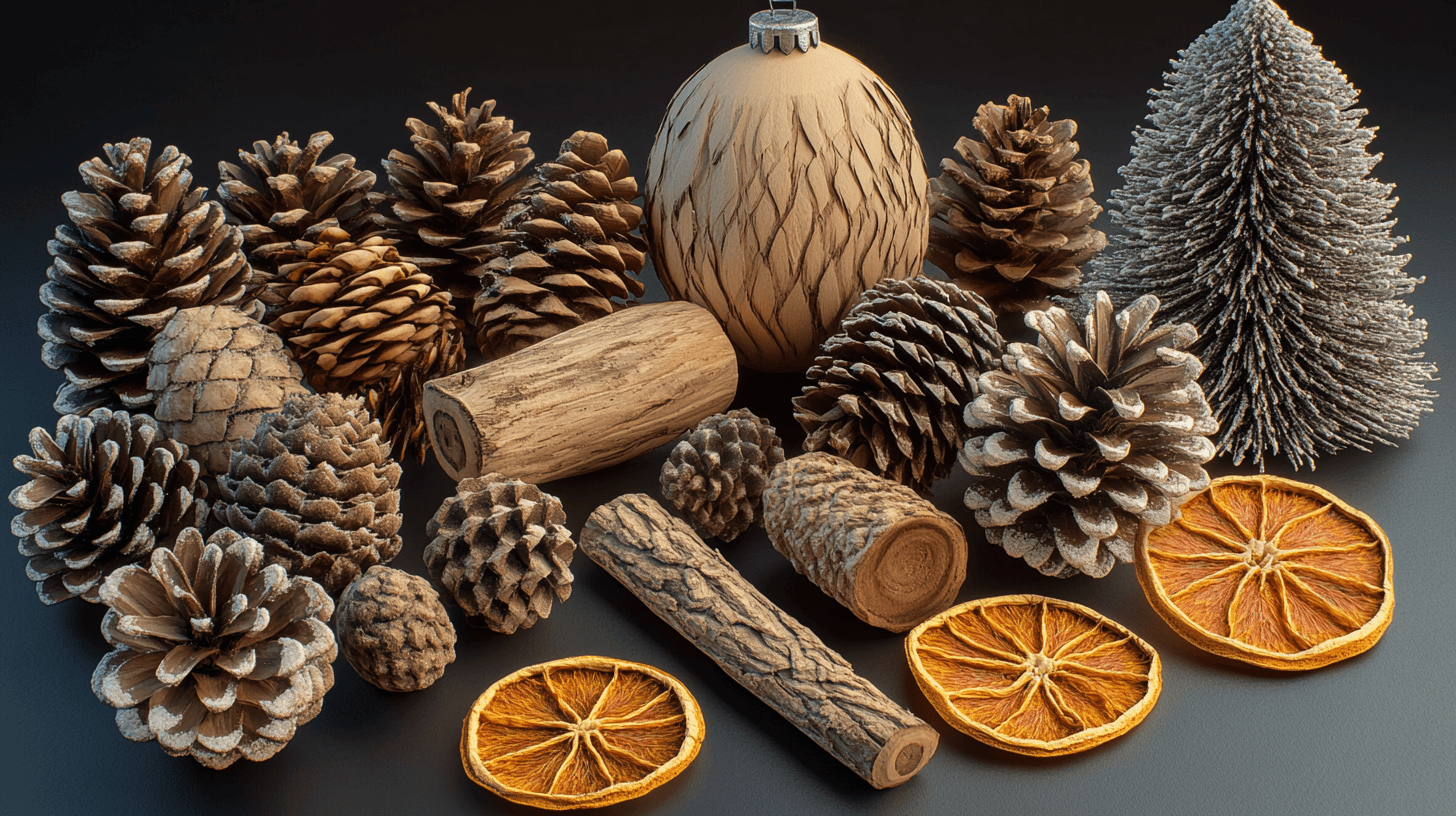 Natuurlijke materialen voor een milieuvriendelijke kerstdecoratie
