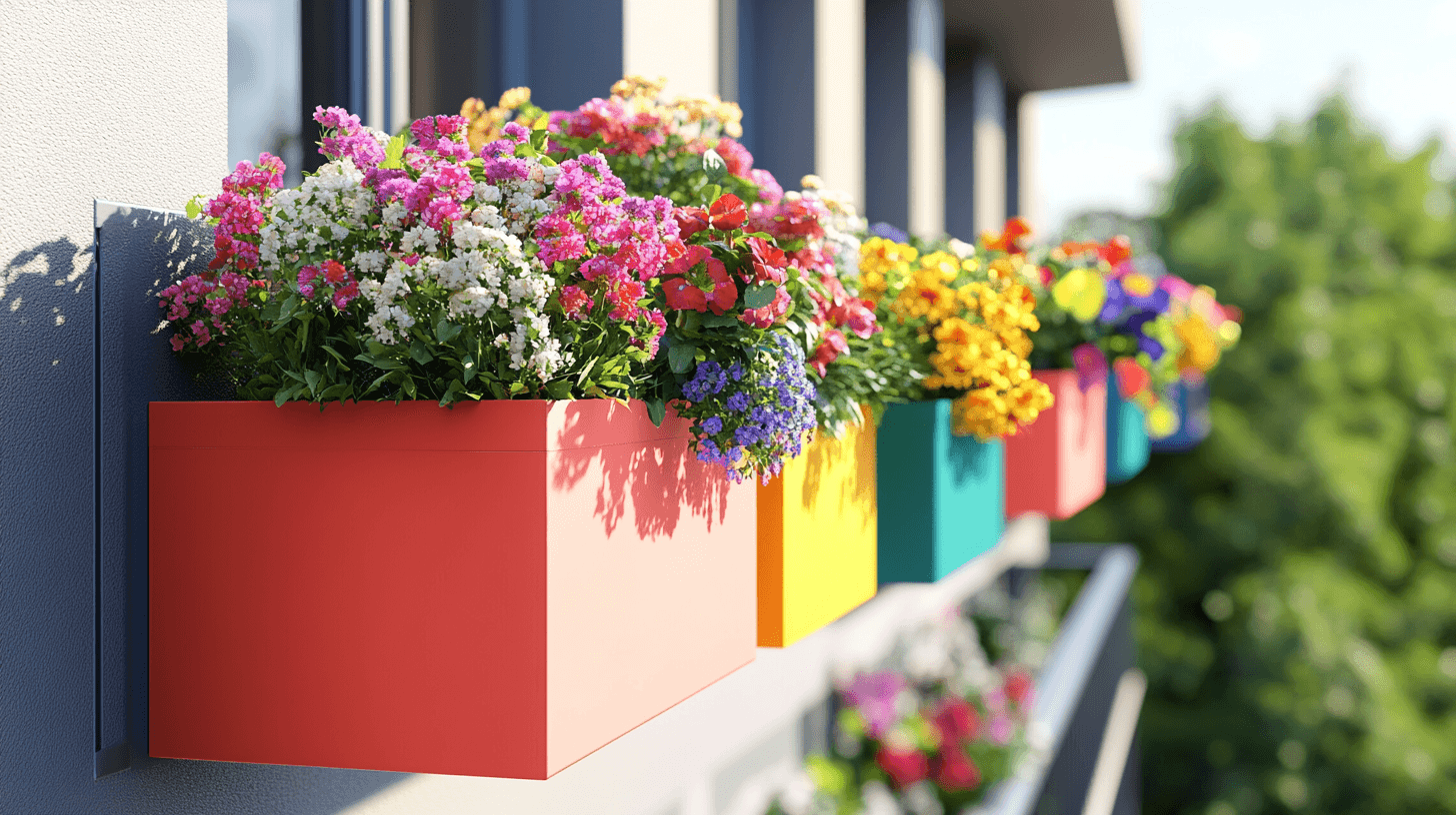 Bloembakken als decoratief element: Verse bloemen voor balkon en raam
