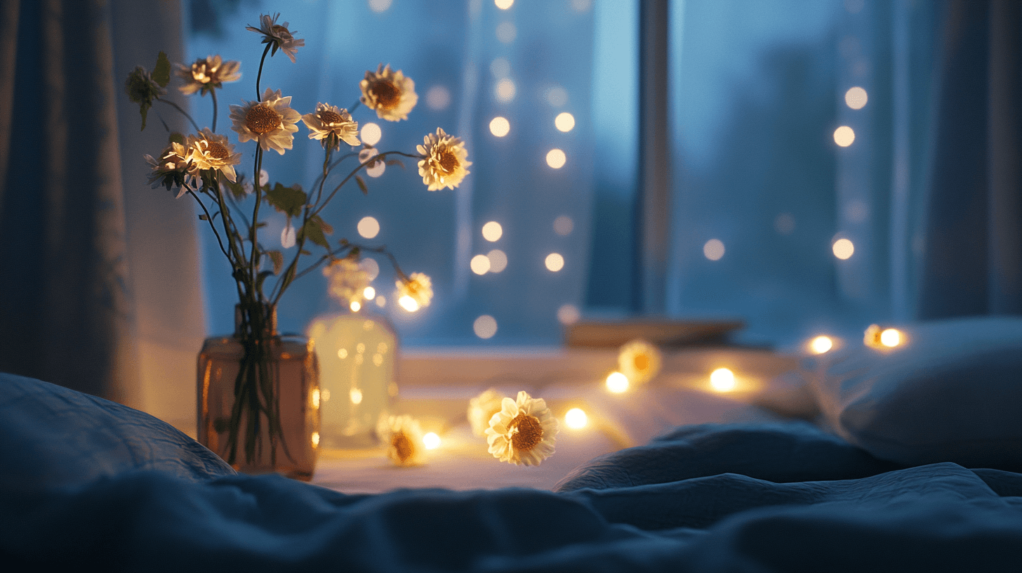 Lichtslingers in de slaapkamer: Romantische accenten aanbrengen