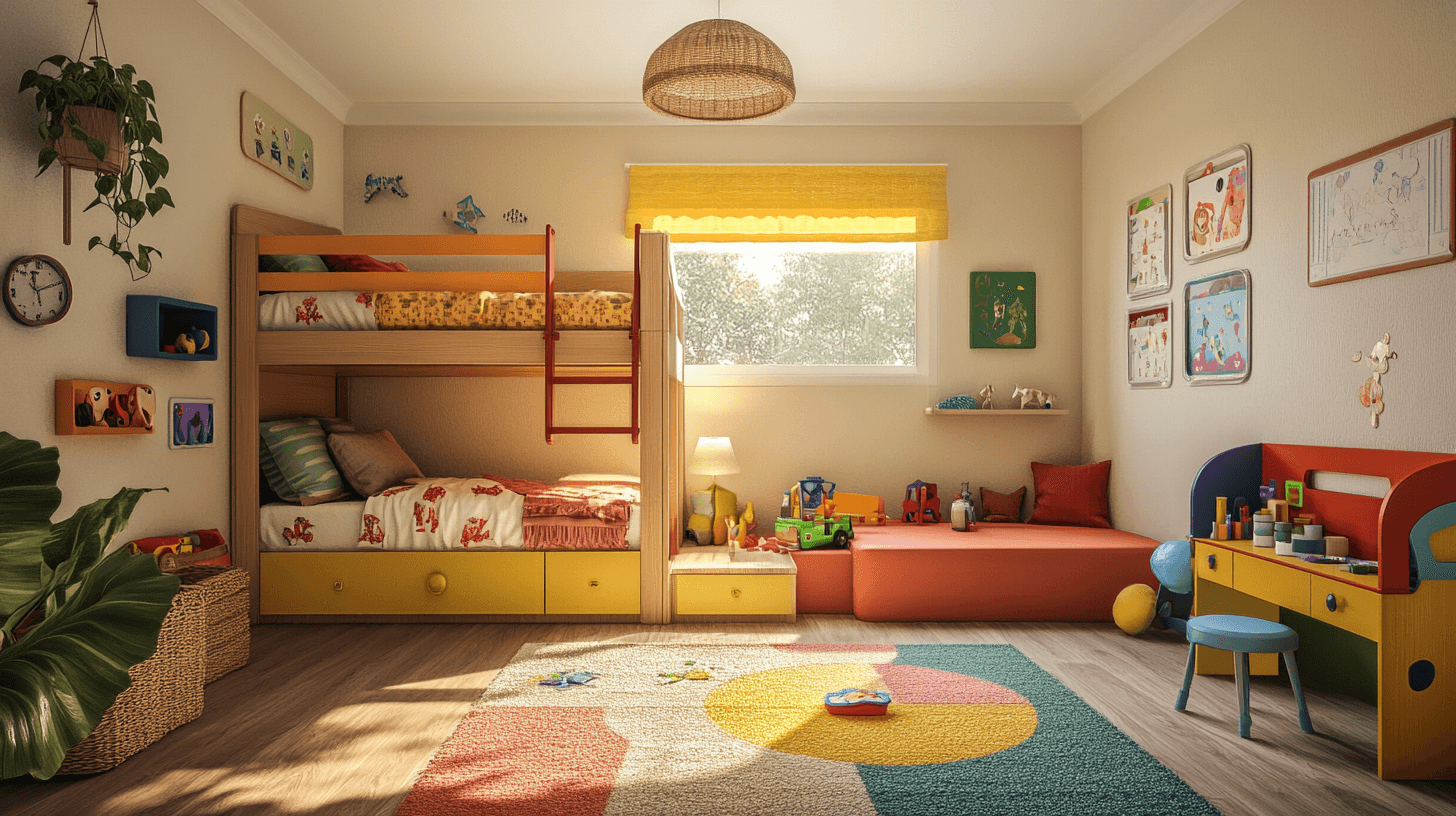 Kinderkamer voor broers en zussen: ruimte voor iedereen creëren