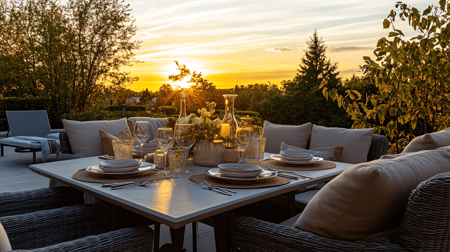 Eetkamer in de open lucht: Ideeën voor gezellige diners buiten