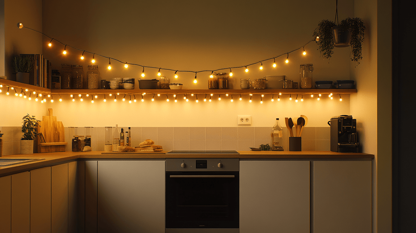 Lichtslingers in de keuken: functionaliteit ontmoet design