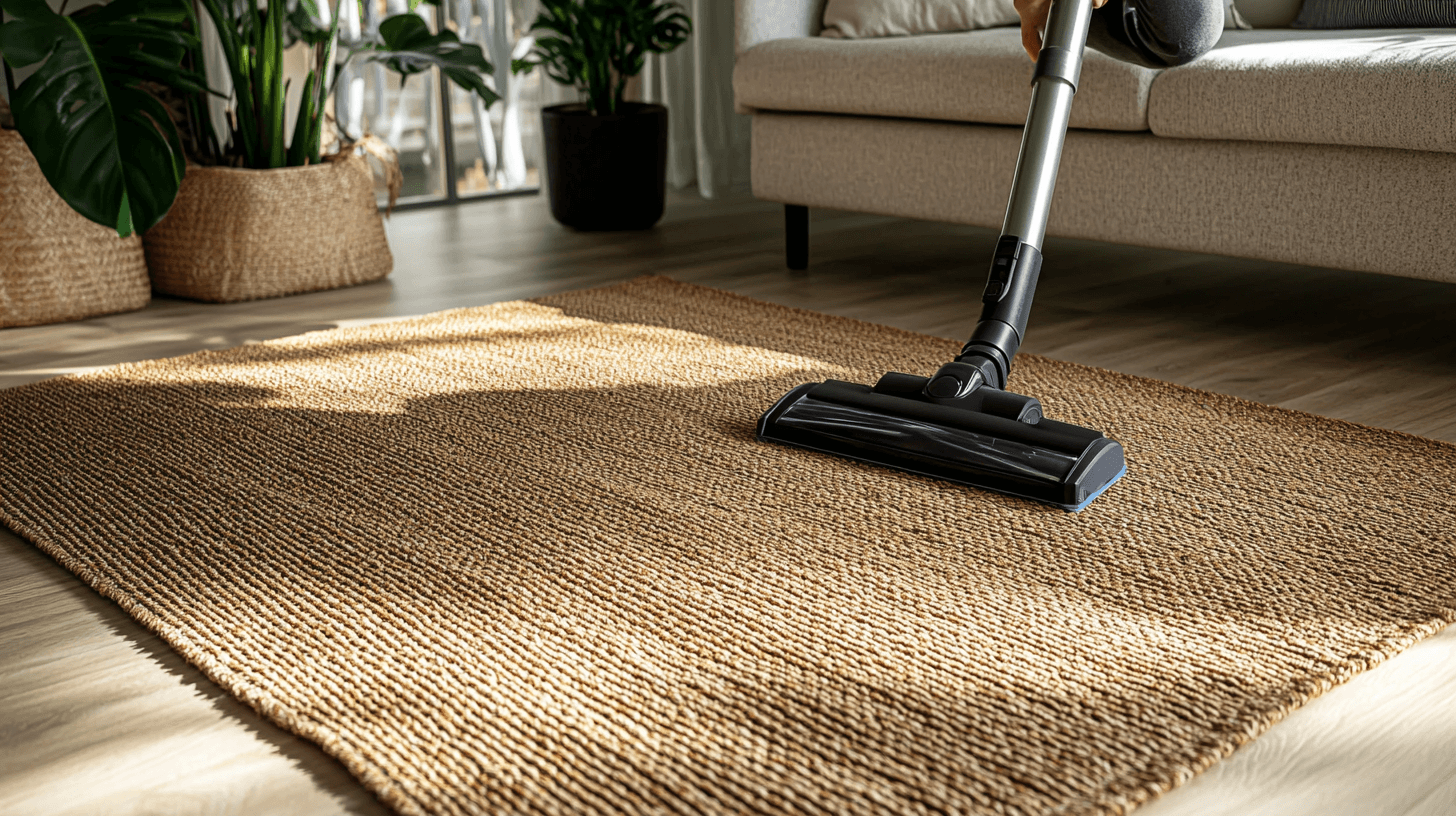 Onderhoud en reiniging van sisal tapijten