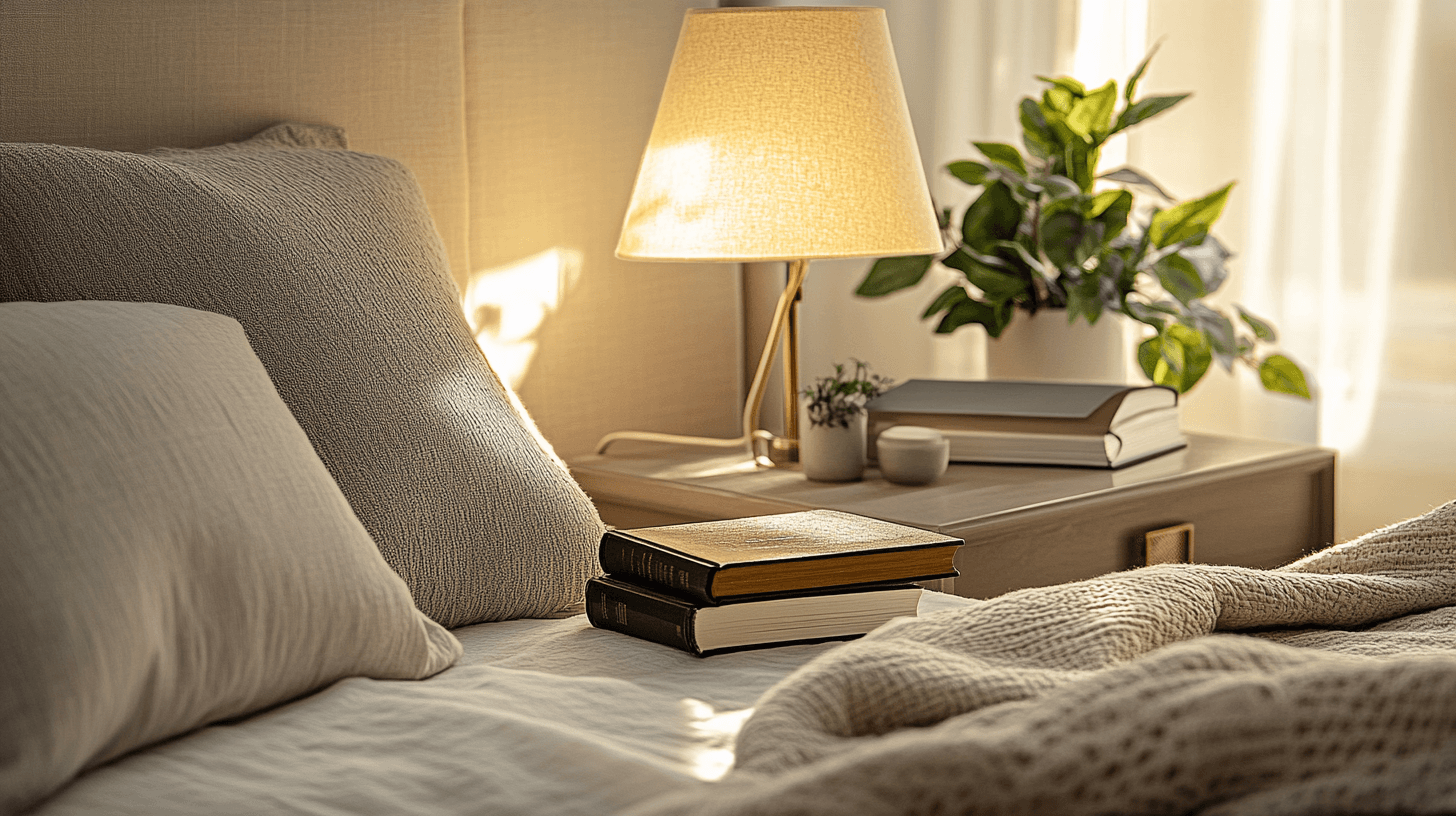 Kleine decoratie-ideeën voor het nachtkastje: Functioneel en decoratief