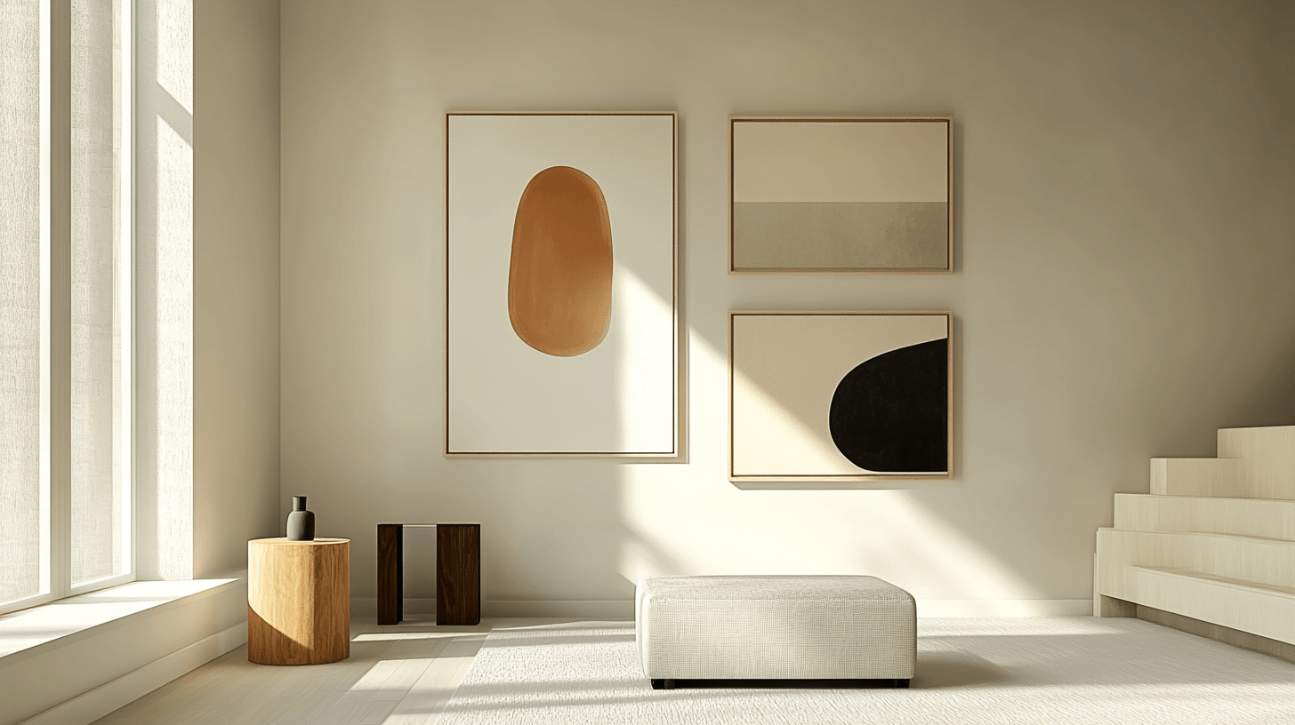 Minimalistische wanddecoratie: Weinig elementen, groot effect