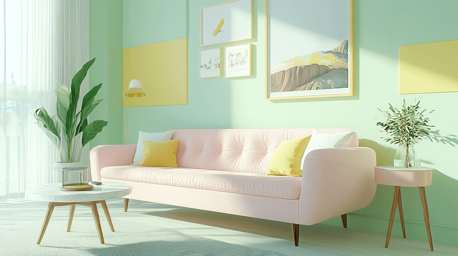 Kleuraccenten in pastel: Zachte tinten voor elke kamer
