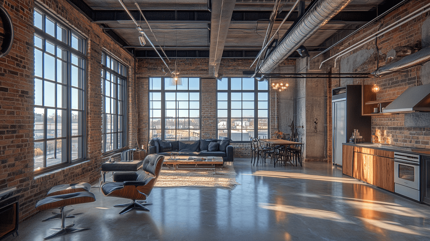 Loft-stijl: Open ruimtes en industriële elementen