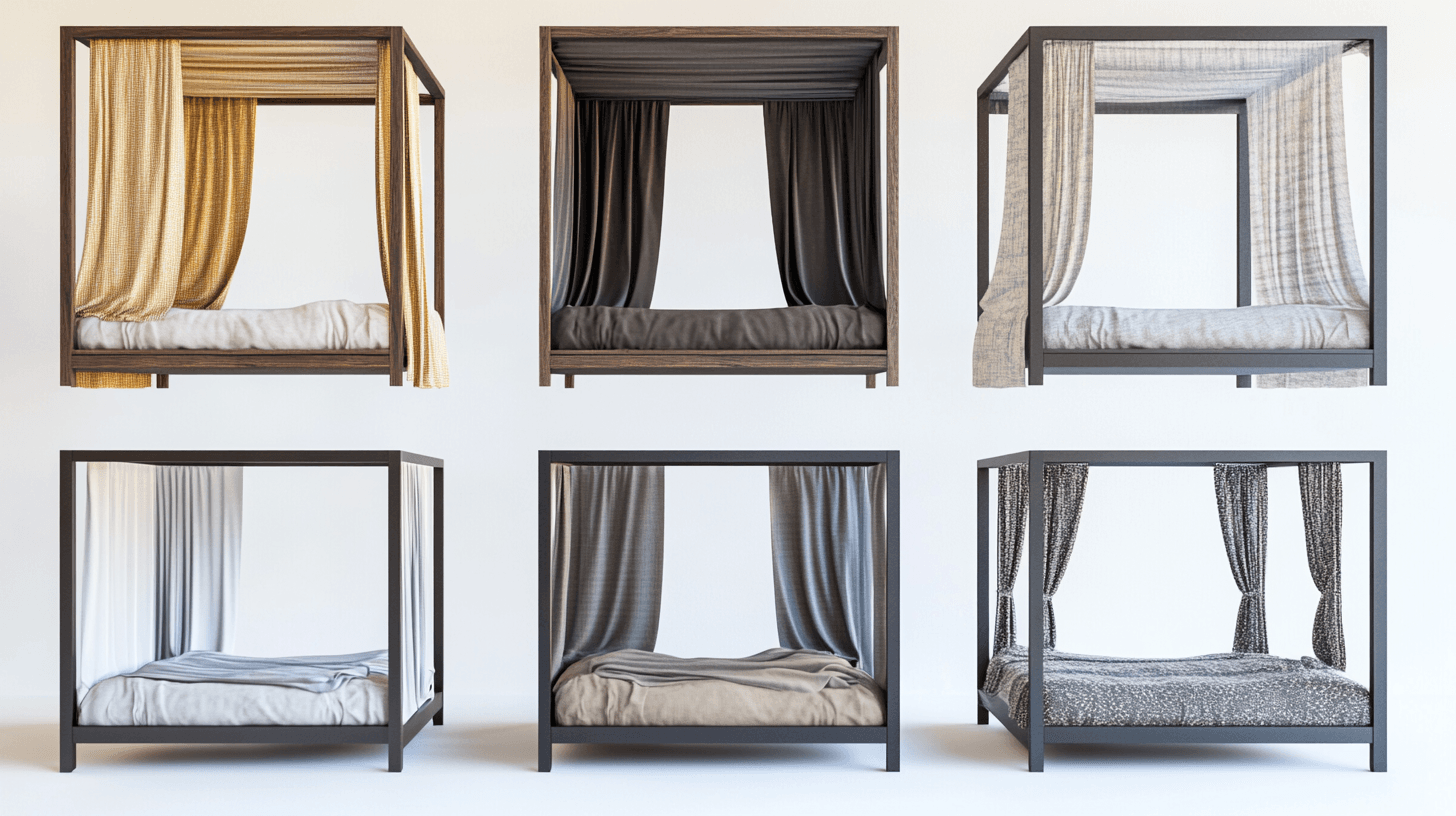 Materialen en onderhoud van hemelbedden met baldakijn