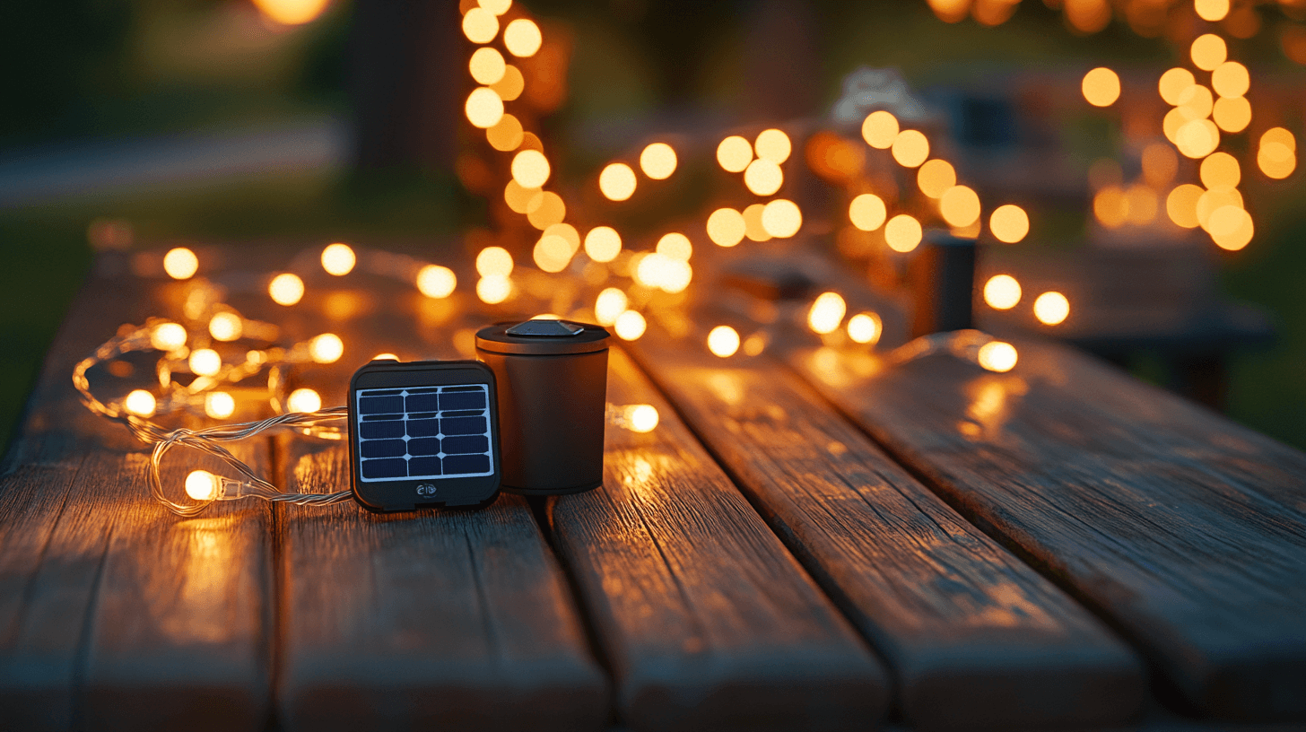 Verschillende soorten lichtslingers voor buiten