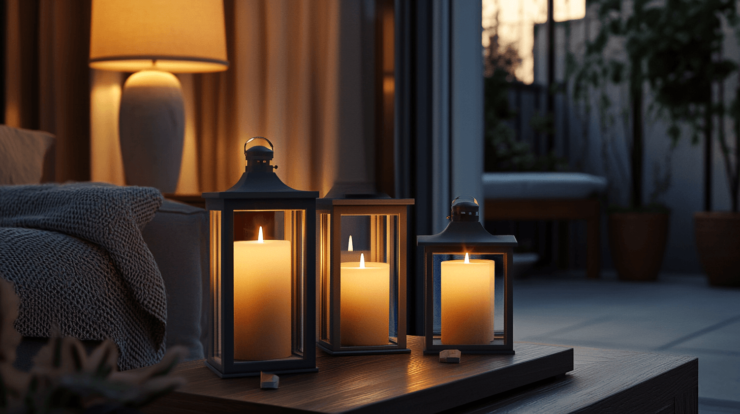Windlichten voor binnen en buiten