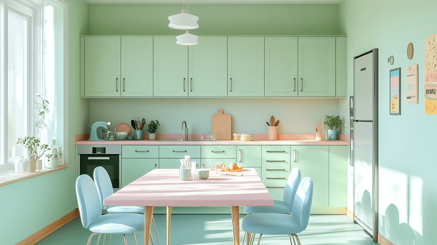 Keuken en eetkamer: Frisse pasteltinten voor meer levensvreugde
